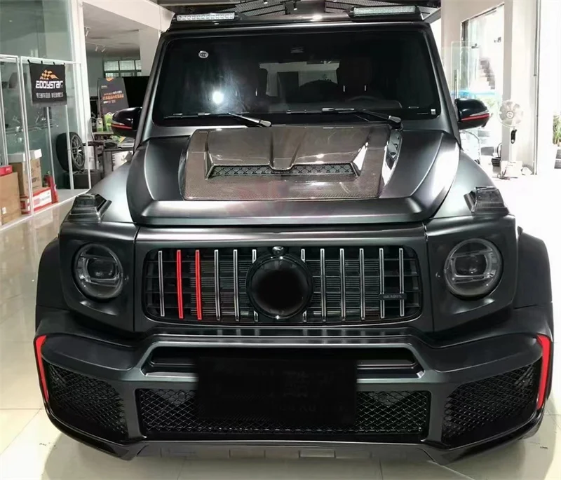 11Hot-selling B-style комплект корпуса капота из углеродного волокна для Benz G класса W463 W464