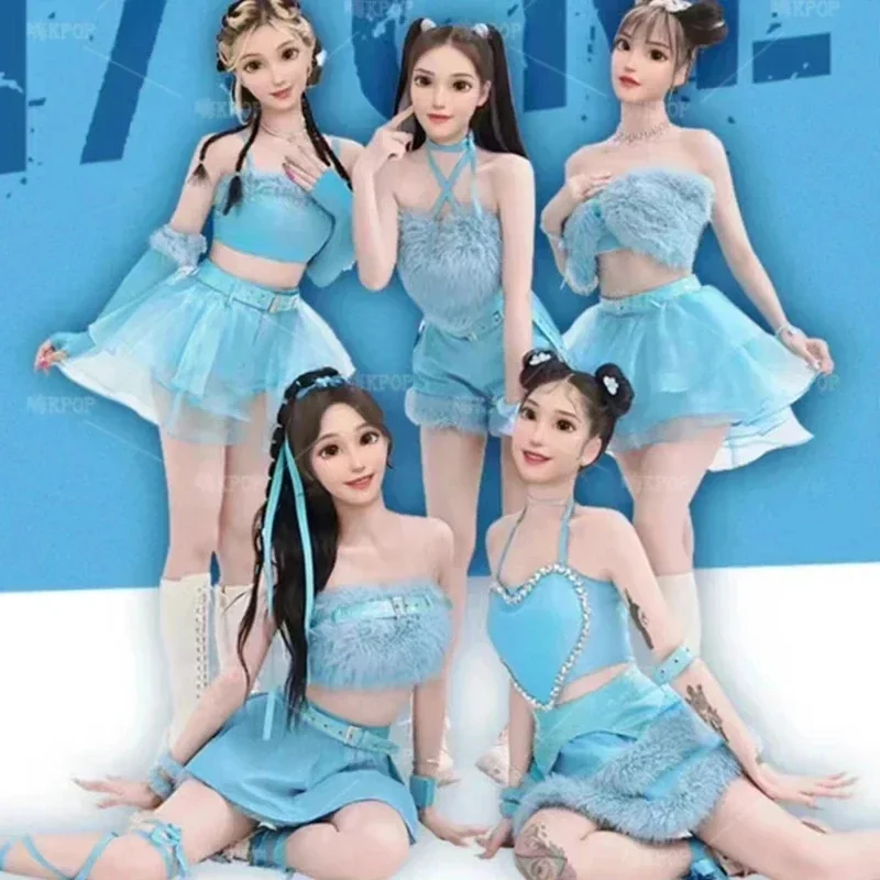 Костюм для танцев в стиле K-POP Корейская певица джаз Женский костюм выступления на
