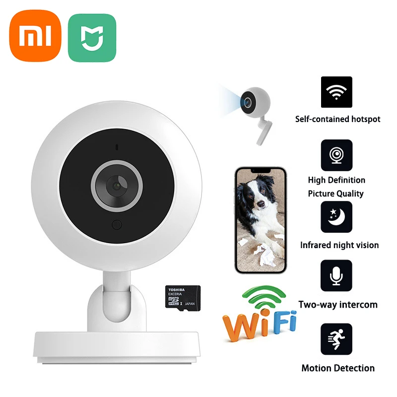 Xiaomi Mijia New Wireless Camera WIFI 1080P Kids Home Remote Webcam HD Security Monitor HD Voice Intercom Security Protection