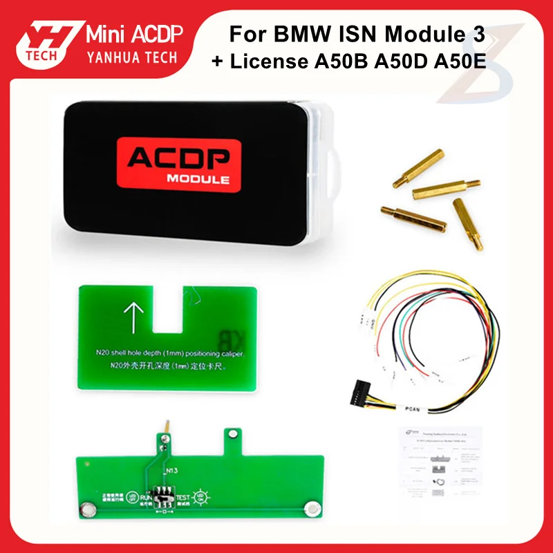 Yanhua Mini ACDP2 для BMW is Module3 чтение записи DME код от OBD все ключи потеряны не нужно паять