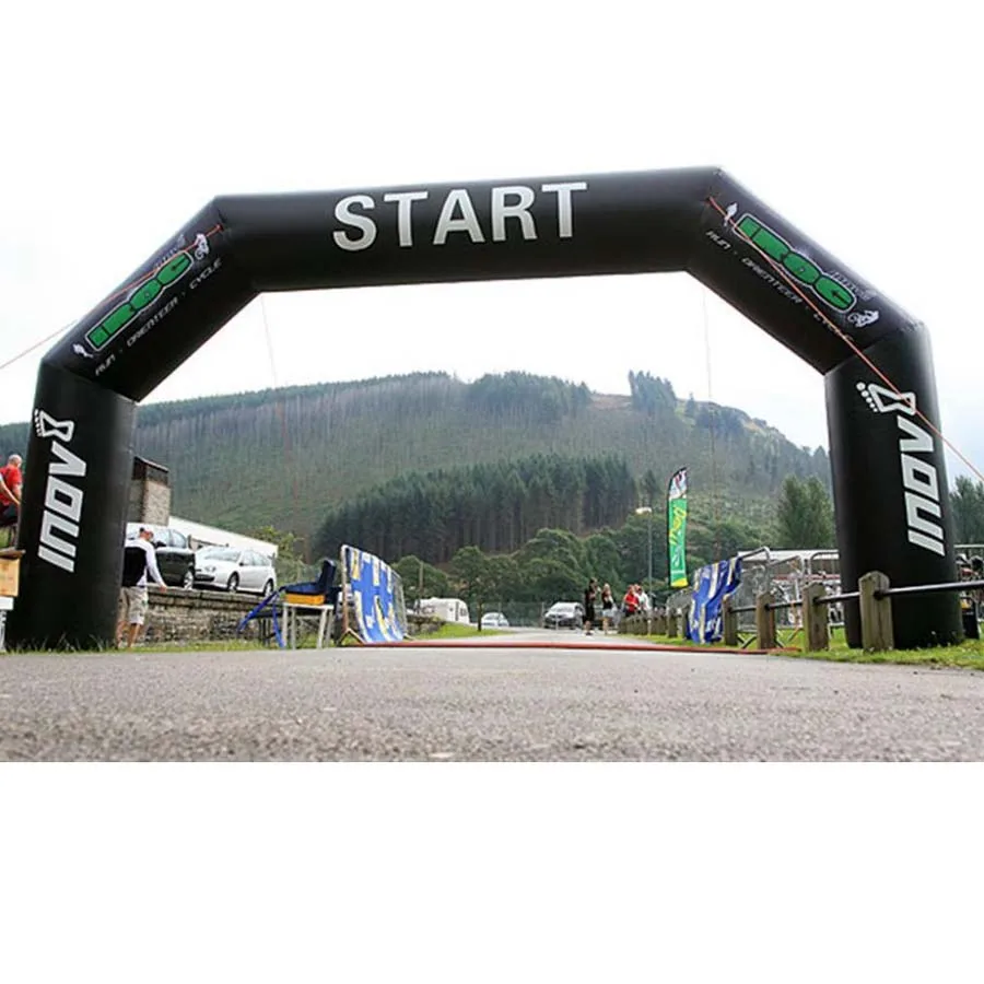 Спорт арка. Арка надувная черная. Sport finish Arch.