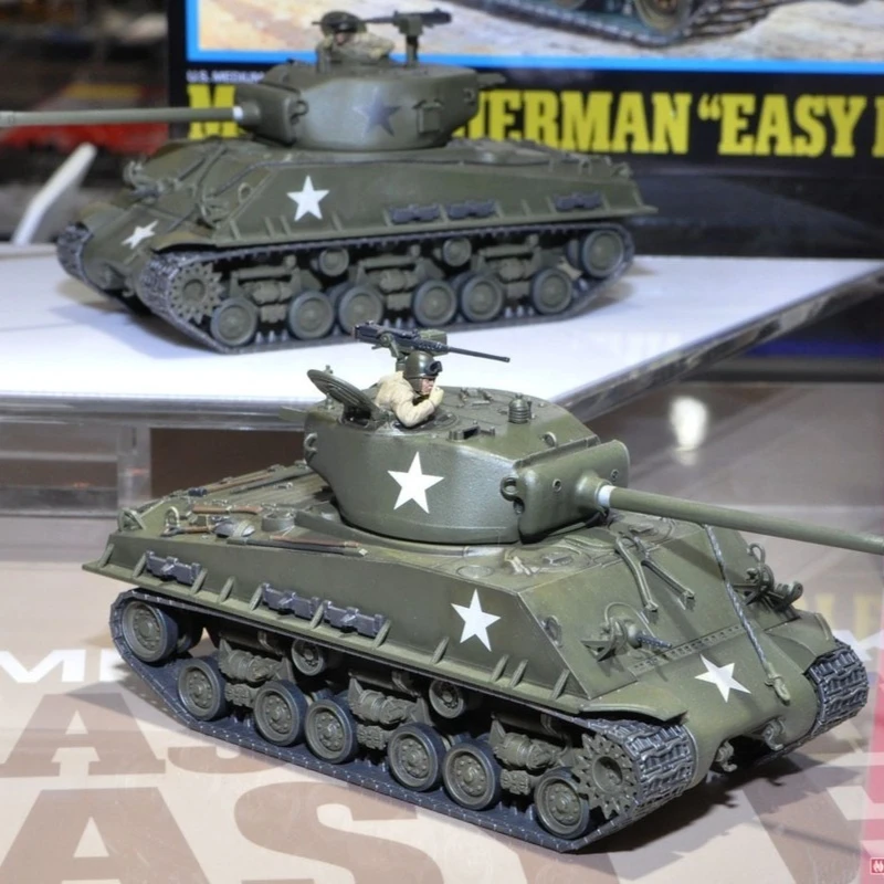 Фото Tamiya 1/48 Мировая война II Американский средний танк M4a3e8 «Шермен» 32595, военная периферия, собранная модель танка, игрушка №2
