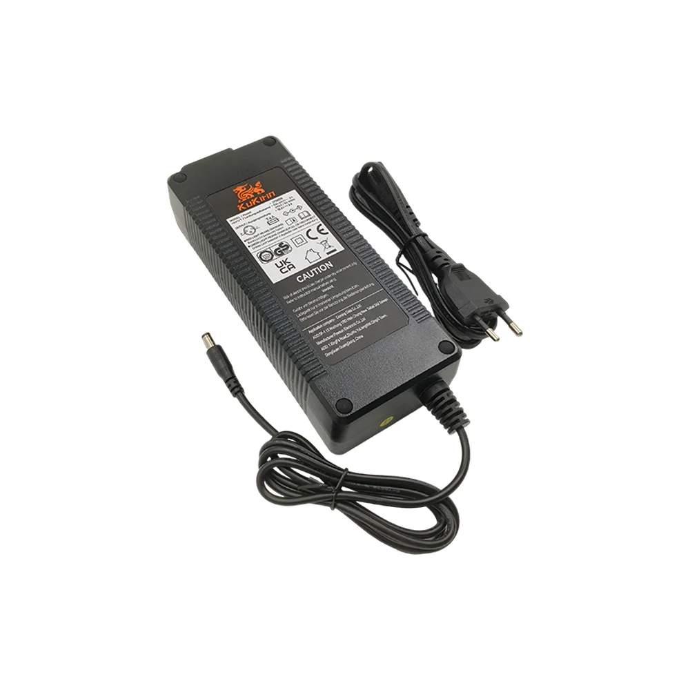 Фото Оригинальное зарядное устройство 58.8V 2.0A с разъемом DC5521, адаптер питания, запасные части для электросамоката Kugoo Kirin Kukirin G3 №3