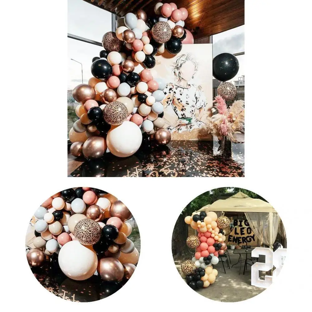 

Multi-color 1 Set Innovative Decorative 4D Soft Emulsion Balloon Durable Festival Balloon Eye-catching for Living Room