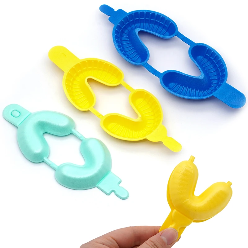 20 шт. одноразовые стоматологические лотки из фторидной пены детские гелевые