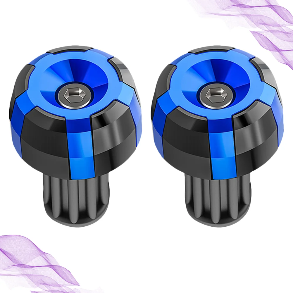 

2 Pcs Bike Handle Grips Anti Vibration Handle Bar End Cap Bike Bar Grips Motorcycle Hand Grip End Cap Handlebar Grip Plug