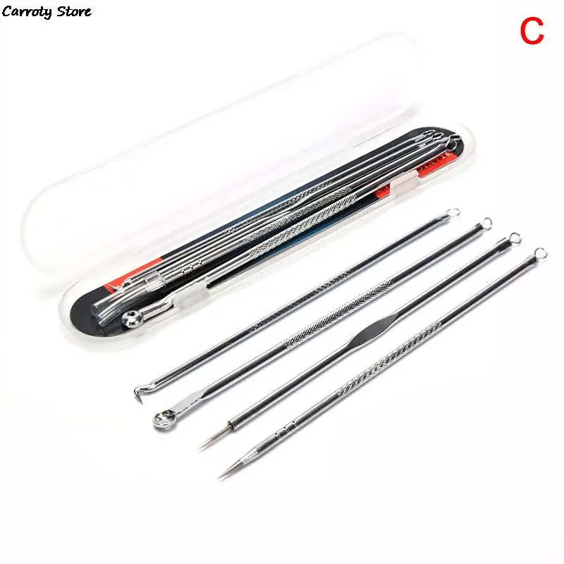 

4/5 шт., ложка для удаления черных точек на лице