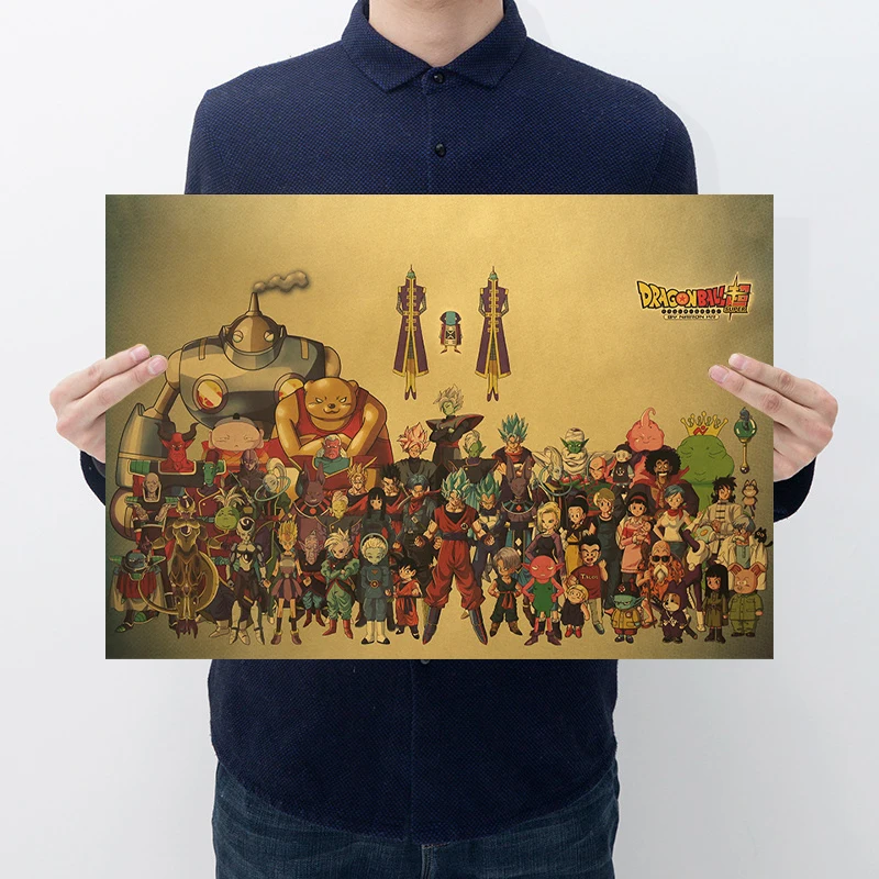 

Interior Paintings Posters Aesthetic Dragon Ball Japanese Anime Character Collection Pictures for Home Design Wall Stickers Art