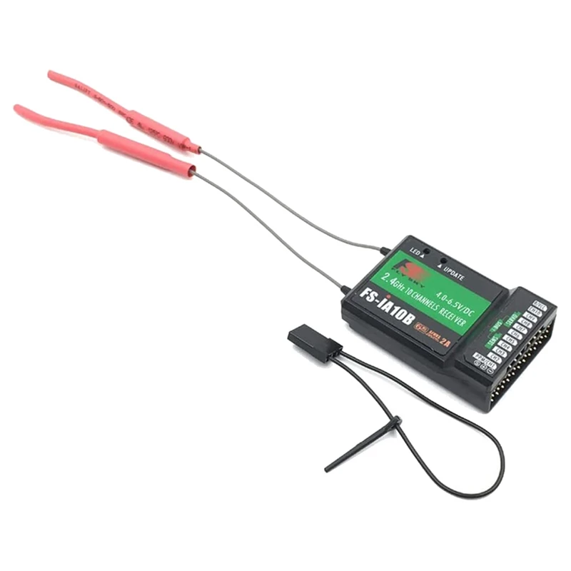 

FS-IA10B 10 Channels Receiver Receiver With PPM/IBUS/PWM Output For RC Radio Transmitter FS-I6X FS-I6 I6S