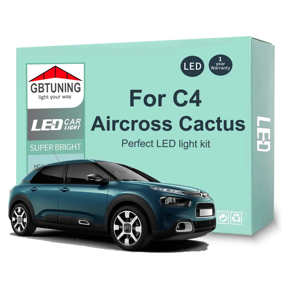 

Комплект светодиодных ламп для салона Citroen C4 Aircross Cactus 2012-2019 2020 2021