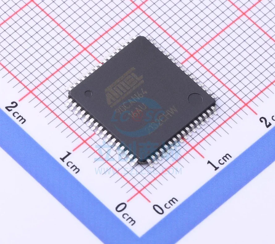 

100% New Original AT90CAN64-16AU Package TQFP-64 New Original Genuine Microcontroller IC Chip (MCU/MPU/SOC)
