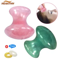natural jade crystal mushroom massage head face scraping beauty massager women face lift remove wrinkles neck skin care tool