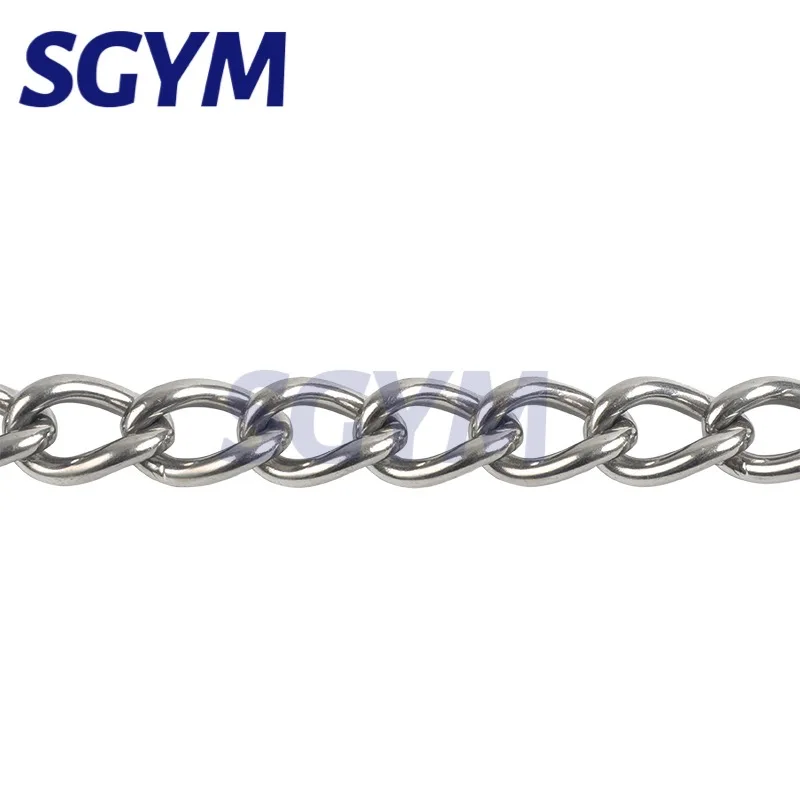 Поворотная цепочка из нержавеющей стали 304 ширина 4 8-15 мм