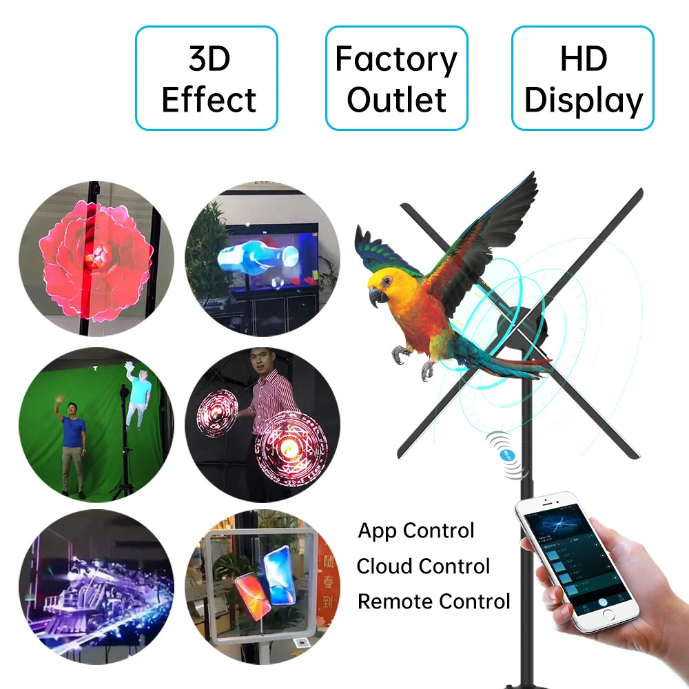 Голографический 3D проектор COEUS UHD Naked-Eye голографический проигрыватель