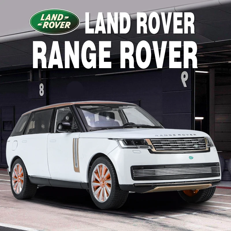 

Large 1/18 Land Range Rover SV2022 Off-road SUV Vehicle Diecast Metal Alloy Car Model Toy Car Model Sound & Light Gifts For Kids