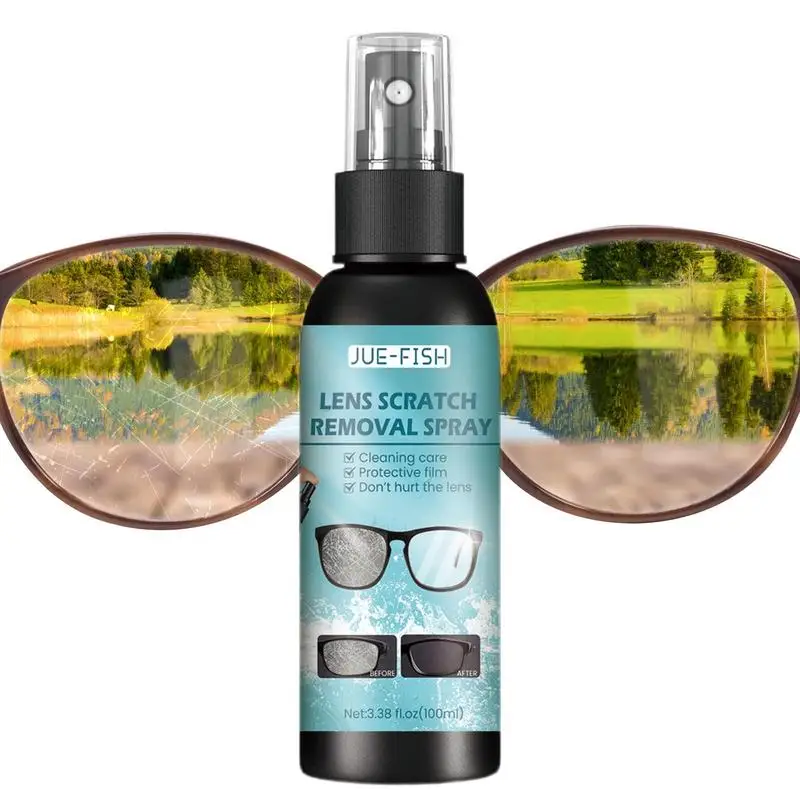 

Glasses Cleaner Spray Lens Scratch Remover Cleaning Spray Streak Free & Alcohol-Free Lens Cleaning Solution For Sunglass Screen