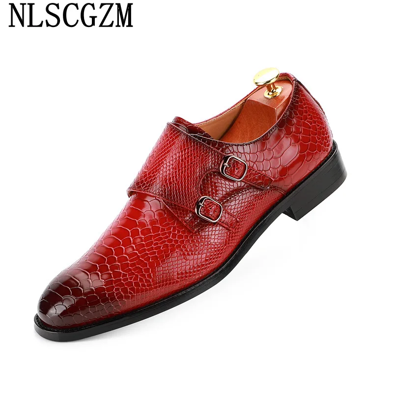 

Wedding Dress Italiano Double Monk Strap Shoes for Men Casual Shoes for Men The Office Formal Shoes for Men 47 Chaussure Homme
