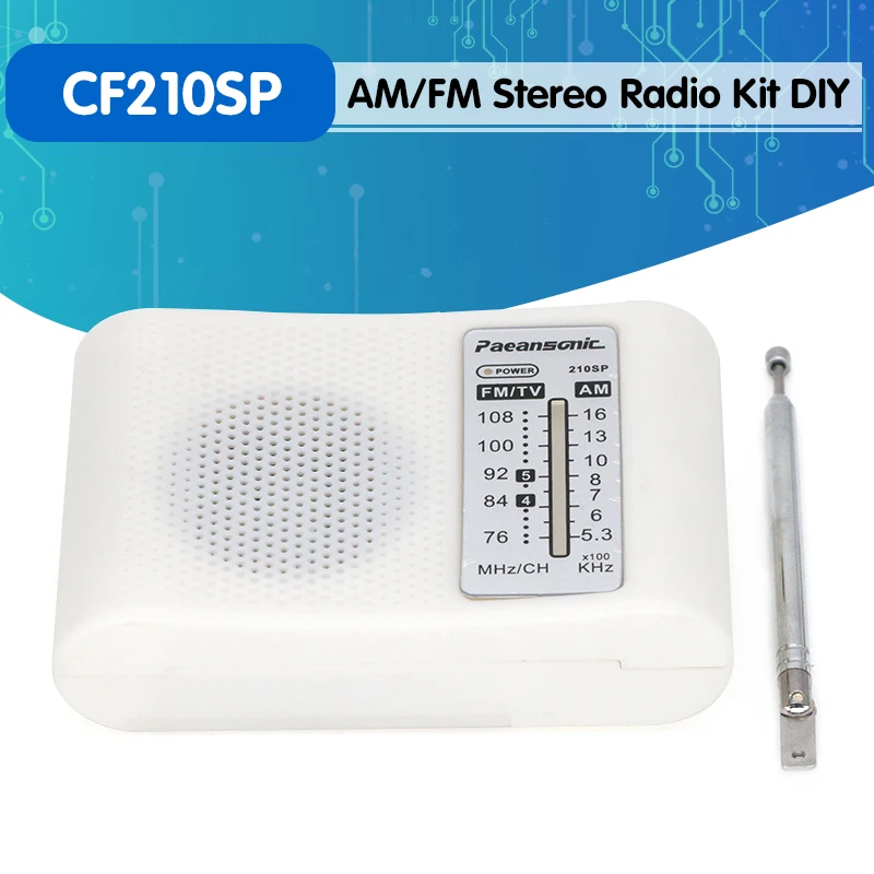 

Комплект радиоприемника CF210SP AM/FM July DropShip, набор для сборки электроники «сделай сам», лаборатория для учащихся