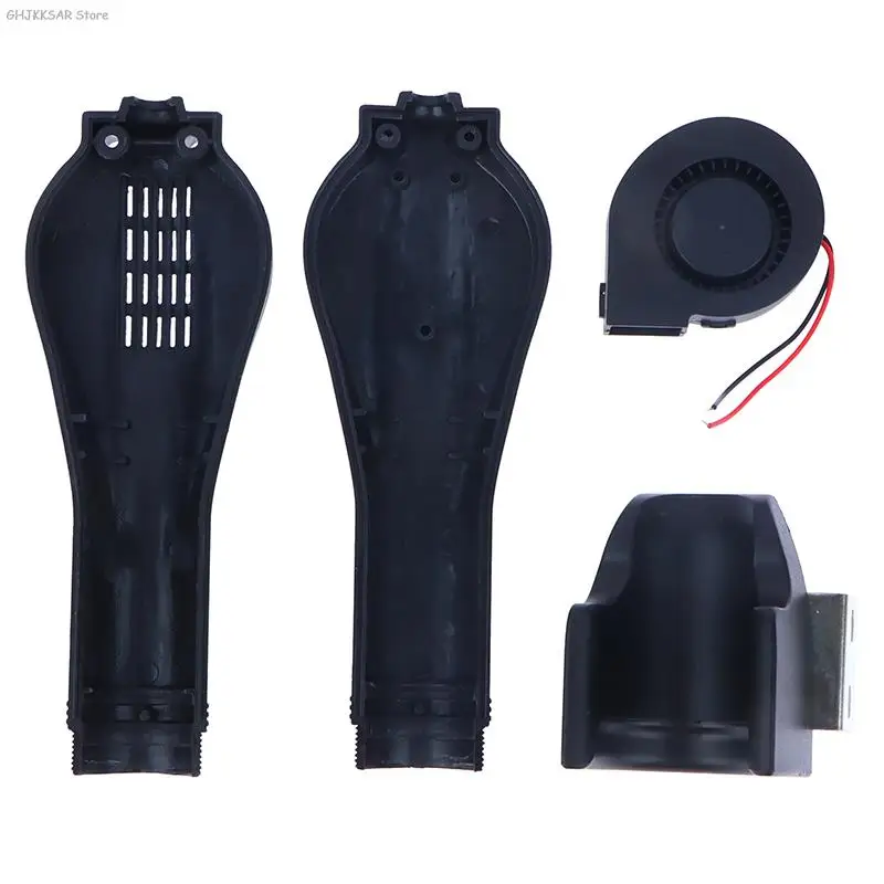 858 8586 868 898 Hot Air Gun Handle Accessories Housing Magnetic Control Support Air Nozzle 24V-32V Fan 1PC
