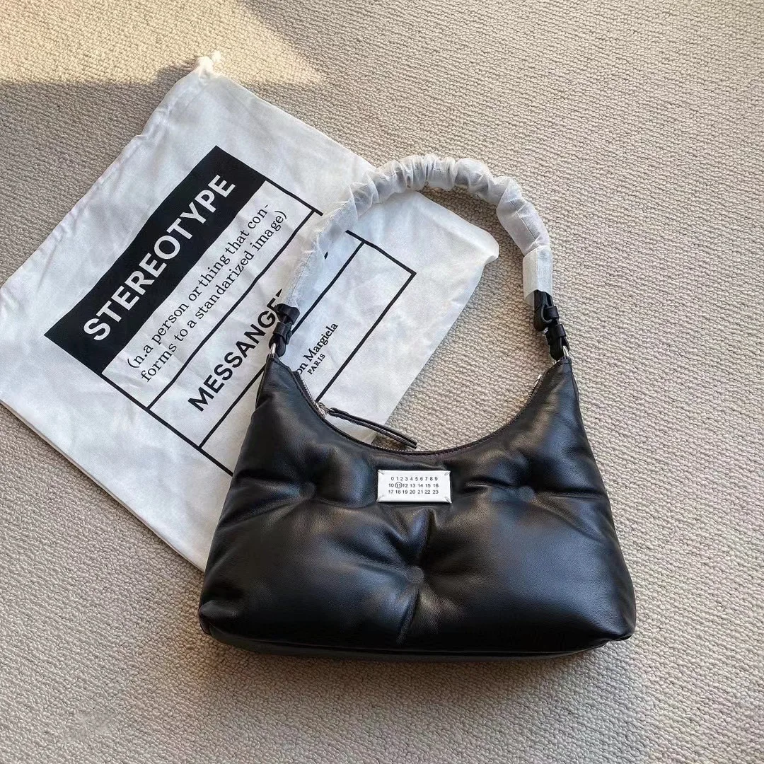 

Margiela Clouds Bag Women's Luxury Brand MM6 Import Lambskin HOBO Bags One-Shoulder Armpit Cross Body Packet Commuter Bags Lady