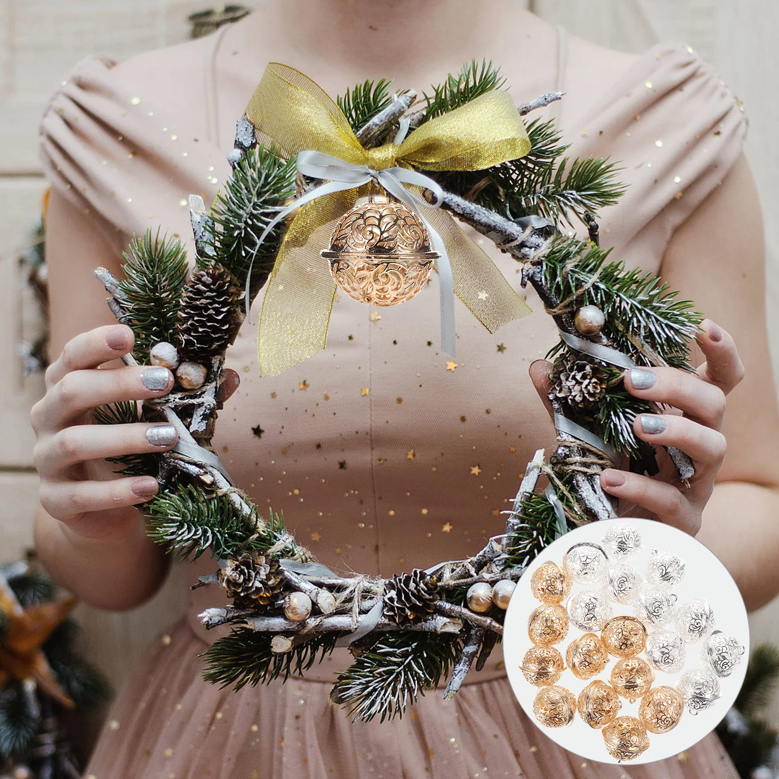 Рождественская елка украшение в виде дворцовых колокольчиков цвет для рукоделия