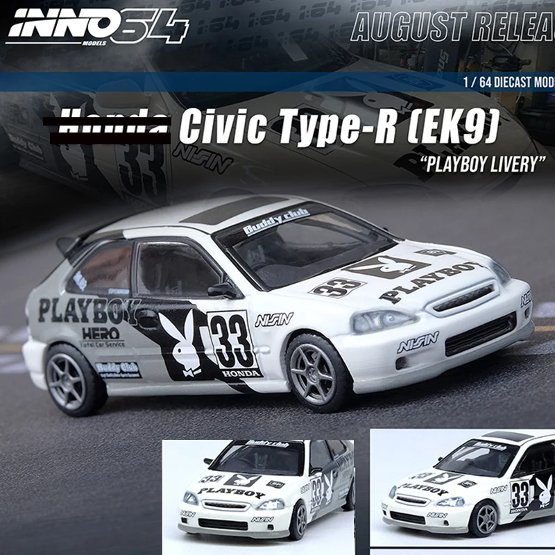 

INNO 1:64 Model Car Civic TYPR-R (EK9)Alloy Die-Cast Vehicle Display Collection