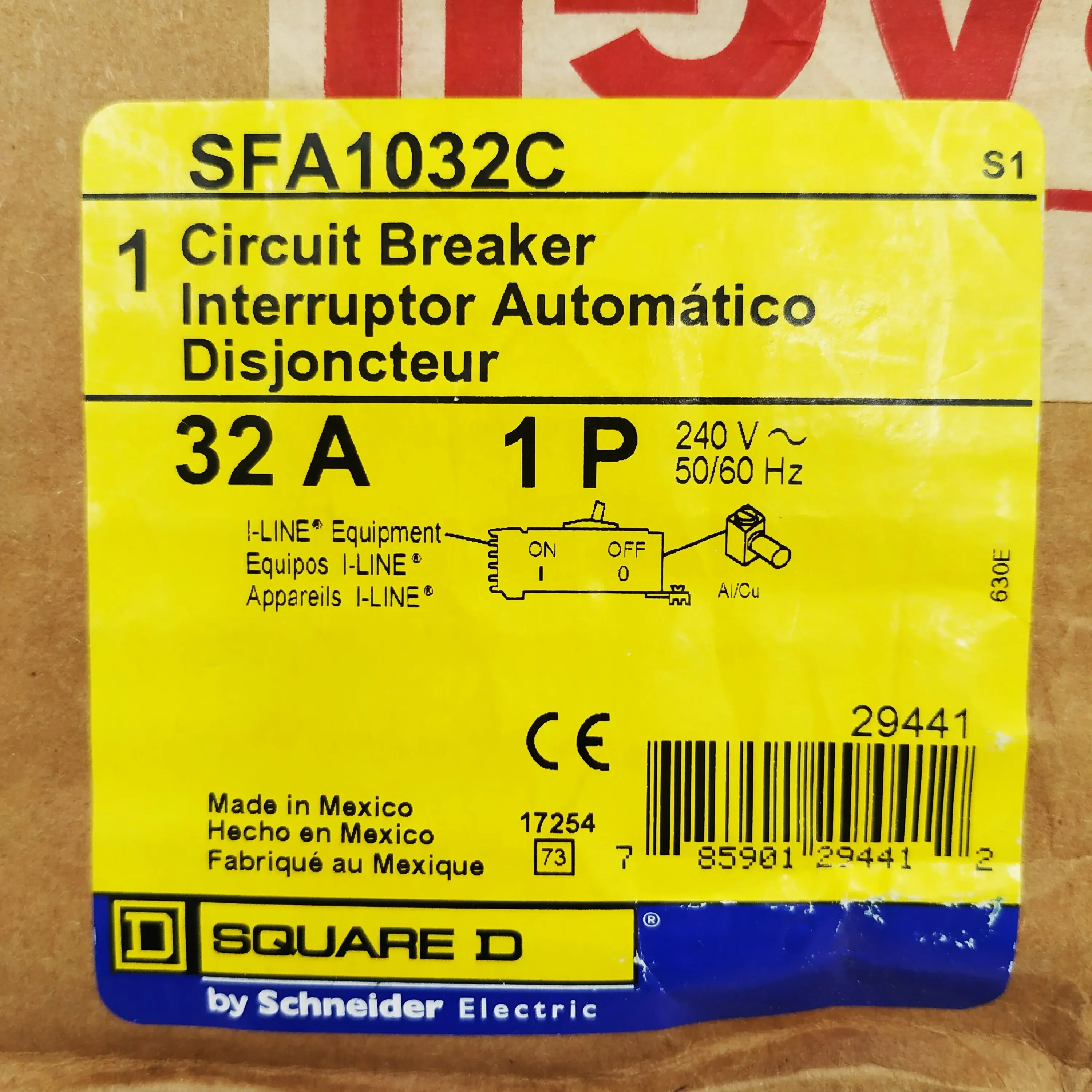 Автоматический выключатель в литом корпусе серии Square D JDA PowerPacT J 3P 14kA 150A -250A I-Line