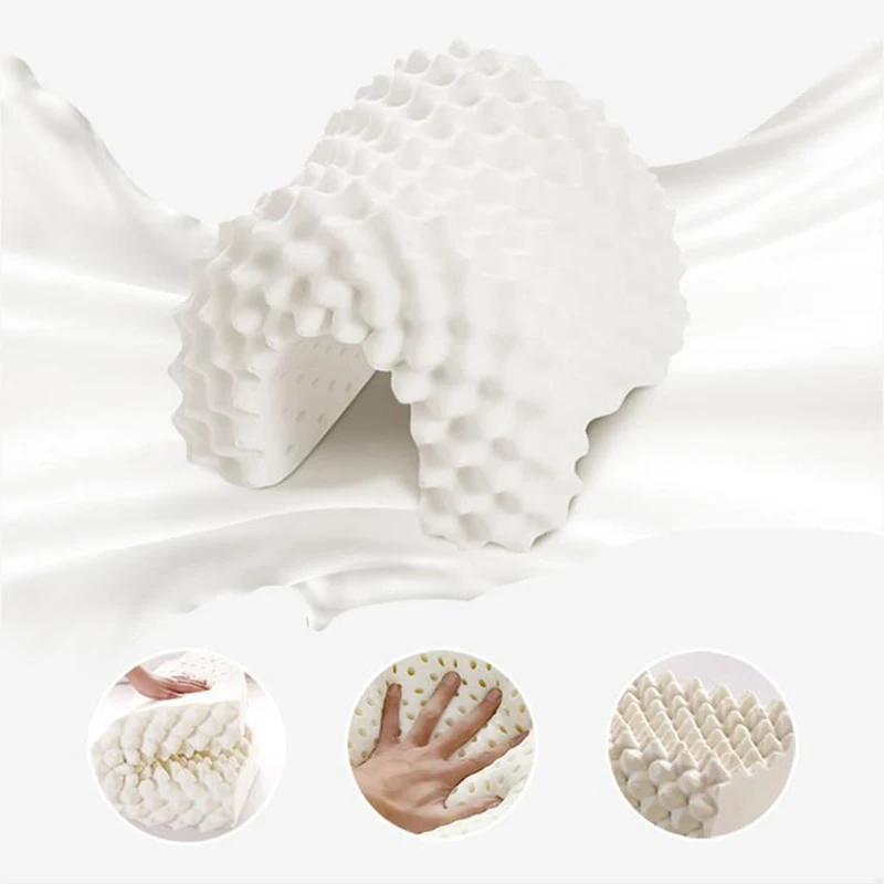 Подушка из натурального латекса в наличии подушка для шеи подарок с эффектом