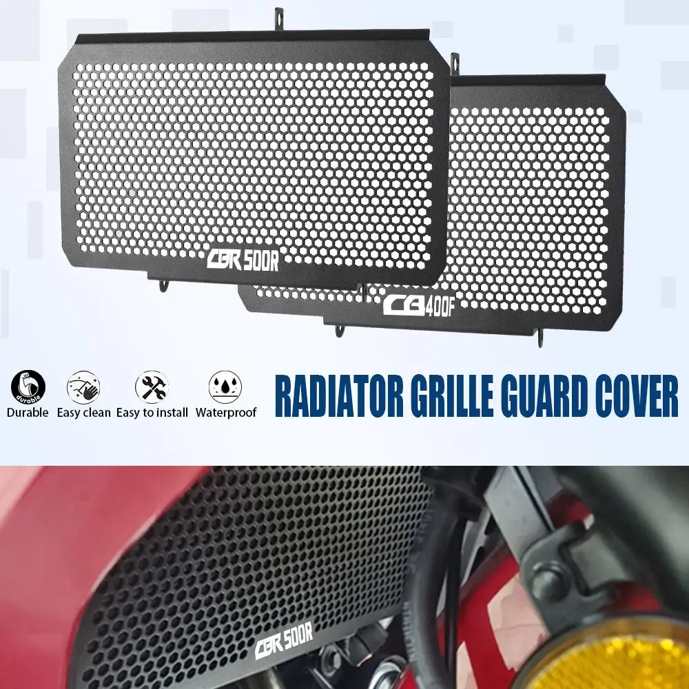 

Motorcycle Radiator Grille Grill Guard Cover Protector Cover For Honda CB400F CBR500R CB 400F CBR 500R 2017-2022 2021 2020 2019