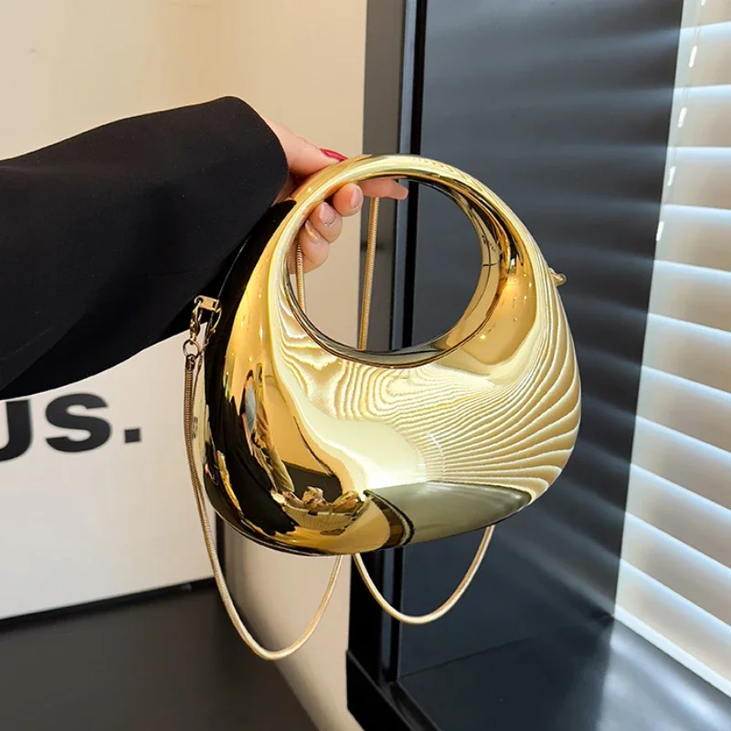 2024 хит продаж сумка из ПВХ цепочка однотонная пряжка модная на плечо мягкая