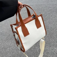 small canvas crossbody messenger bags tote for women casual ladies 2022 new luxury simple shoulder side bag shopper handbags pur