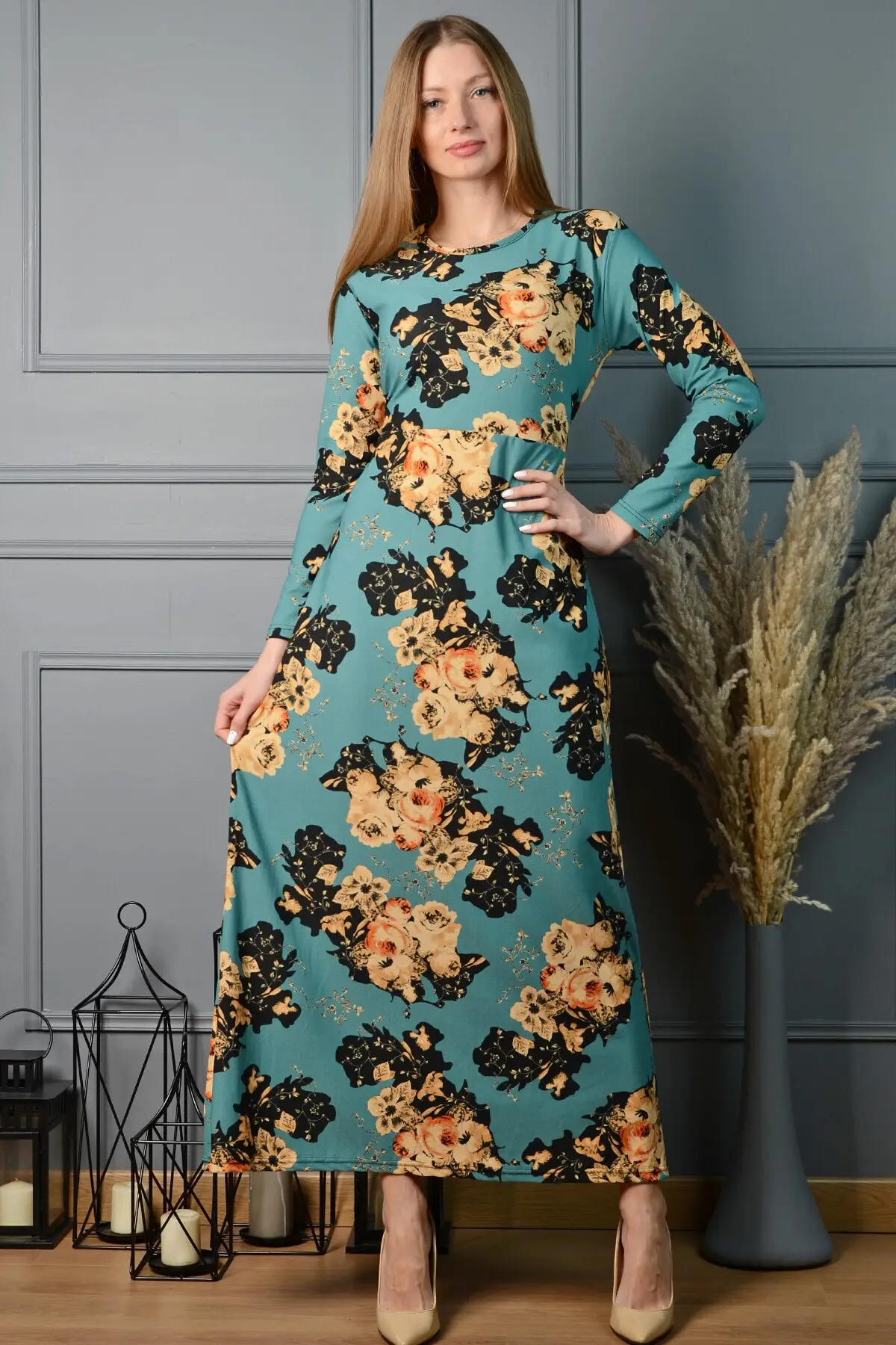 

Женское Красочное платье Pmel24084