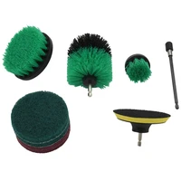 9pcs drill brush attachment kit power scrubber drill brushes with 6 inch long reach extension for cleaning bathroom kitchen ga