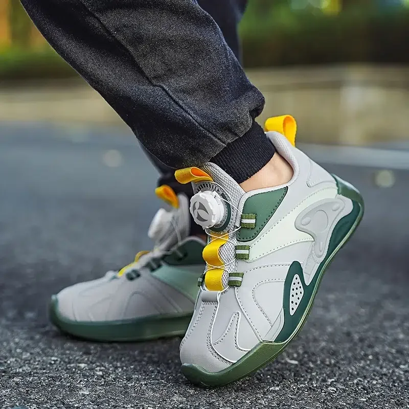 Kids Ultralight Breathable Sneakers With Chic Design For Outdoor Tennis Running Walking