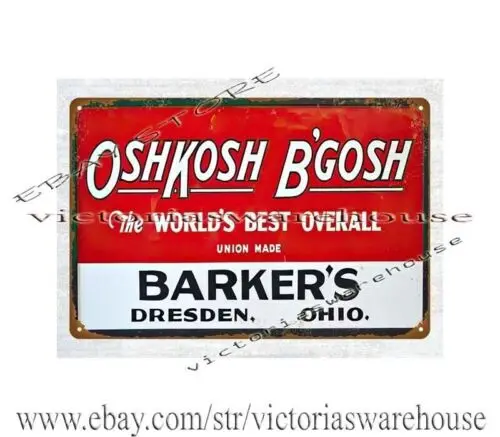 1п домашний декор меньше Ош Кош Б гош лучший в мире общий металлический жестяной