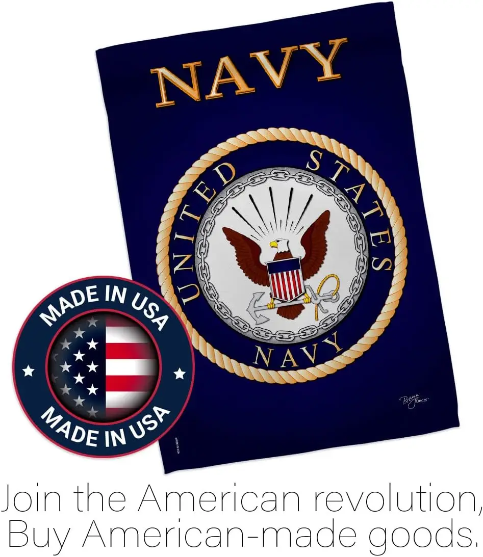 Декор Breeze Navy США USN Вооруженные силы Seabee Официальная лицензия Американский