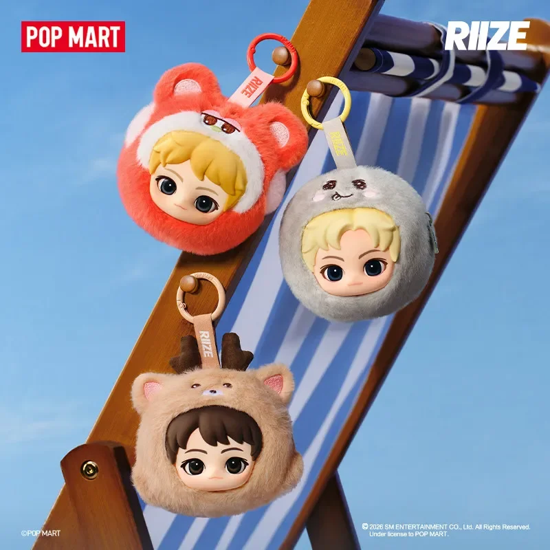 Фото POPMART Riize Fluffy Club Series Мини-сумочка-брелок, сюрприз-бокс, оригинальные игрушки, кукла, милая аниме-фигурка, украшения, подарок №4