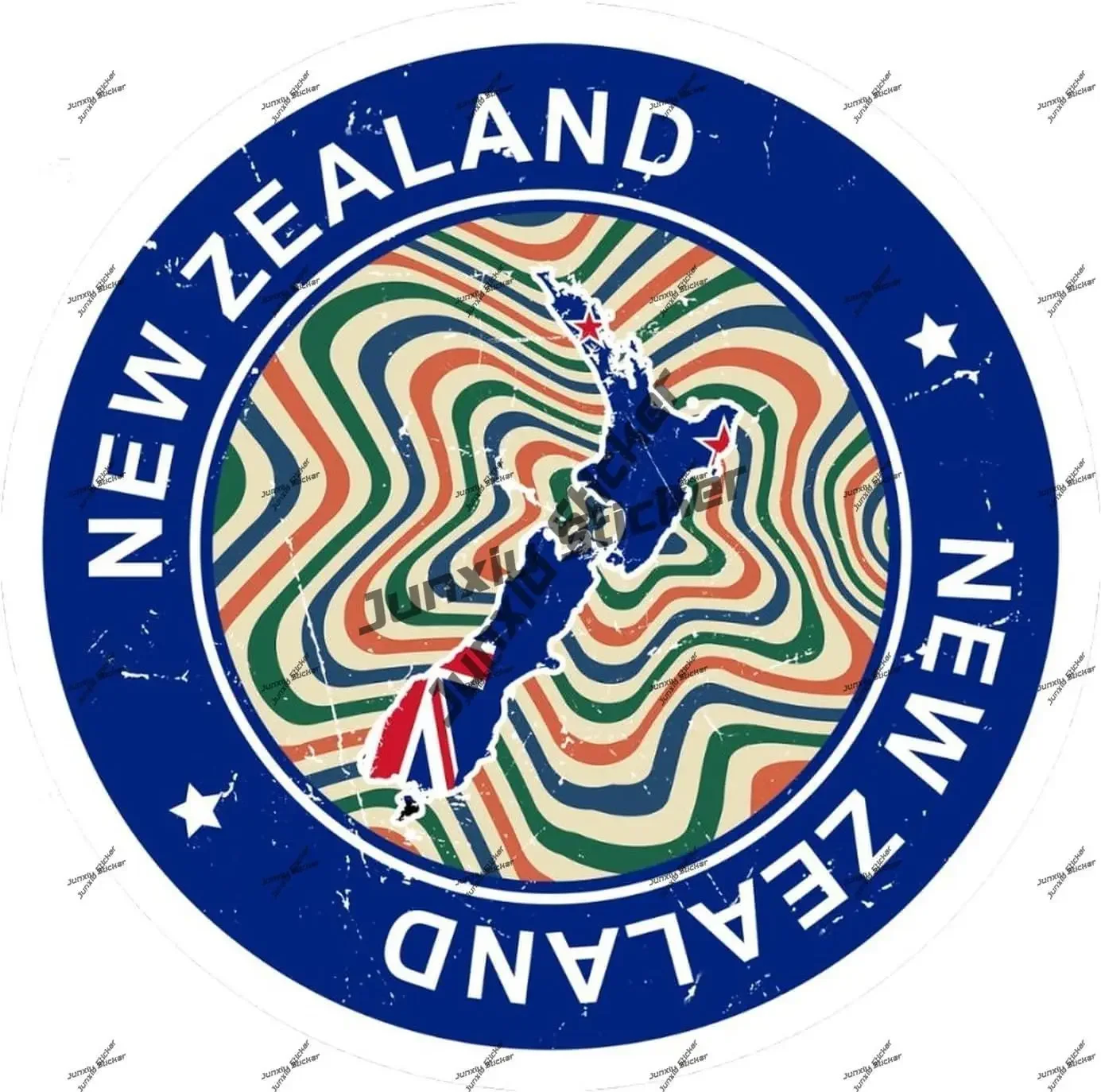 Наклейки из Новой Зеландии креативный флаг Виниловая наклейка украшение для
