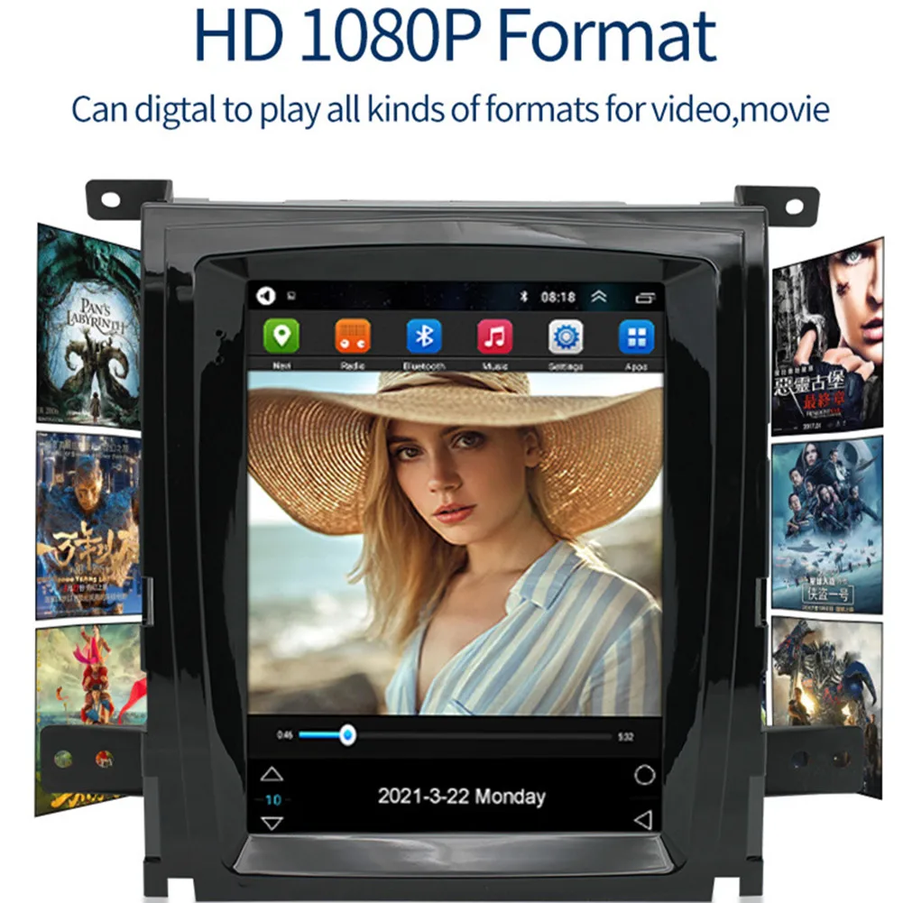 Автомагнитола 4G LTE мультимедийная система на Android 11 с ЖК-дисплеем возможностью