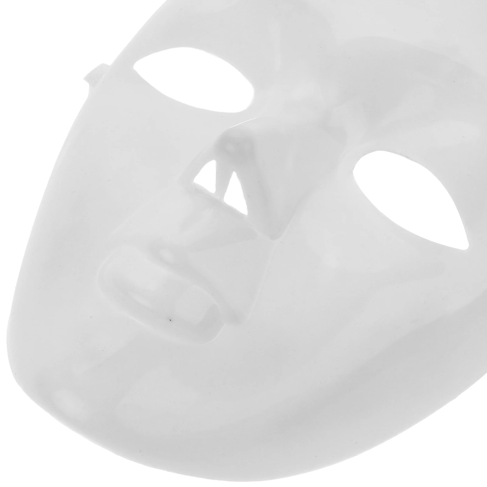 6 шт. белые пластиковые пустые маски полнолицевые сделай сам ручная роспись маска