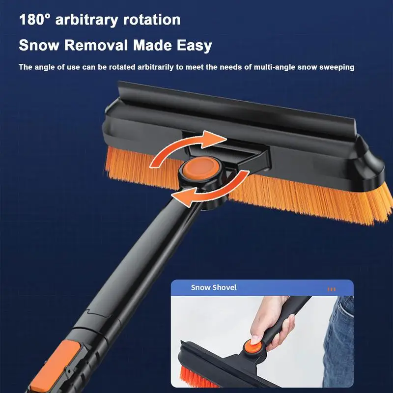 

Car Snow Shovel Utility Ice Snow Shovel Scalable Collapsible Portable Lightweight Snow Shovel For Car Snow Scraper Car Accessory