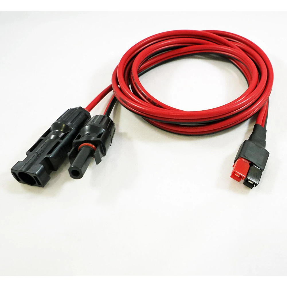 

Durable Solar Panel Cable Connectors 1 Piece 35cm All Copper Connector For Anderson PVC Plug To Round Waterproof