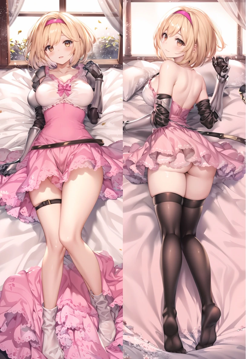 Аниме игра звезда Djeeta Косплей Подушка Dakimakura обнимающее тело Prop