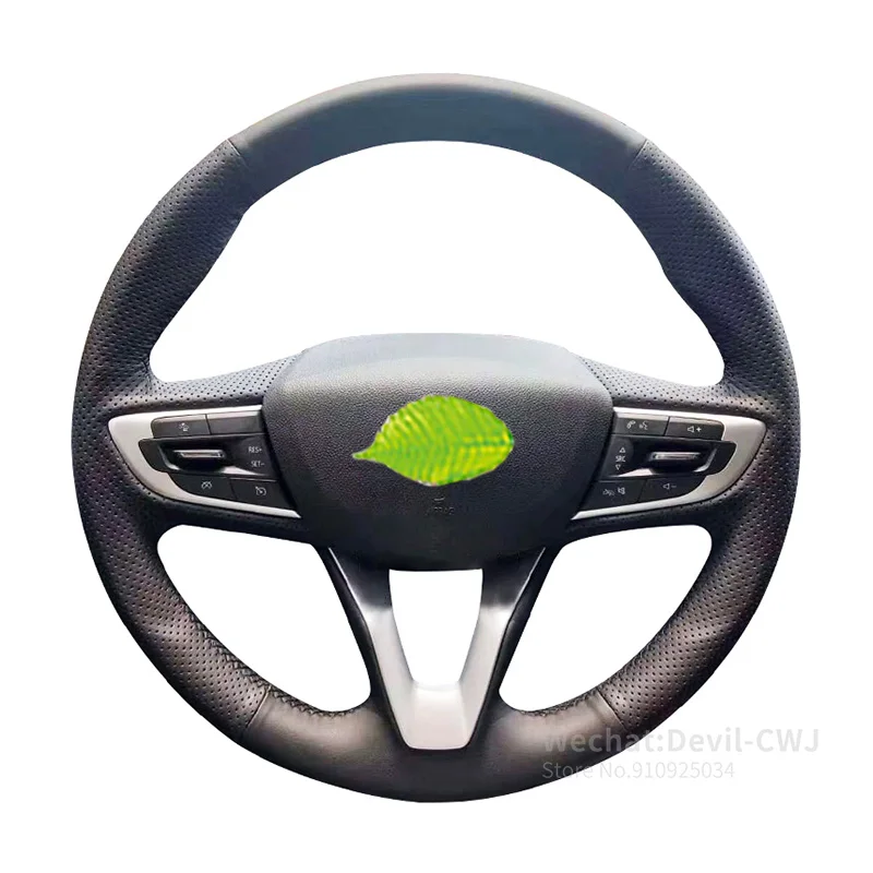 

Alcantara leather steering wheel cover For Chevrolet Menlo Cavalier Tracker Orlando 2020 2021 Trailblazer interior accessories