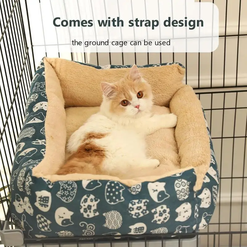 

Winter Warm Hanging Cat Bed Pet Cat Hammock Aerial Cats Bed House Kitten Climbing Frame Seat Nest Bearing Pet Accessories
