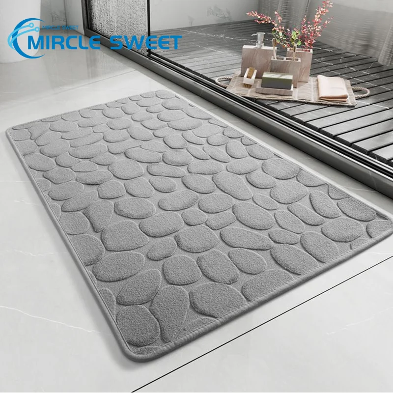 

Super Absorbent Floor Mat Anti Slip In Stock Quick Drying Bathroom Mat Floor Carpet Easy To Clean Home Oil Proof Kitchen Rug