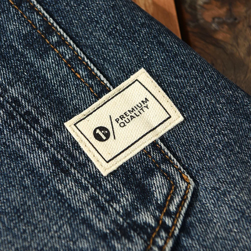 2023 Spring Summer New Casual Washed Jeans for Men Clothing Soft Cotton Streetwear Trousers Loose Oversize Ripped Jeans A5981