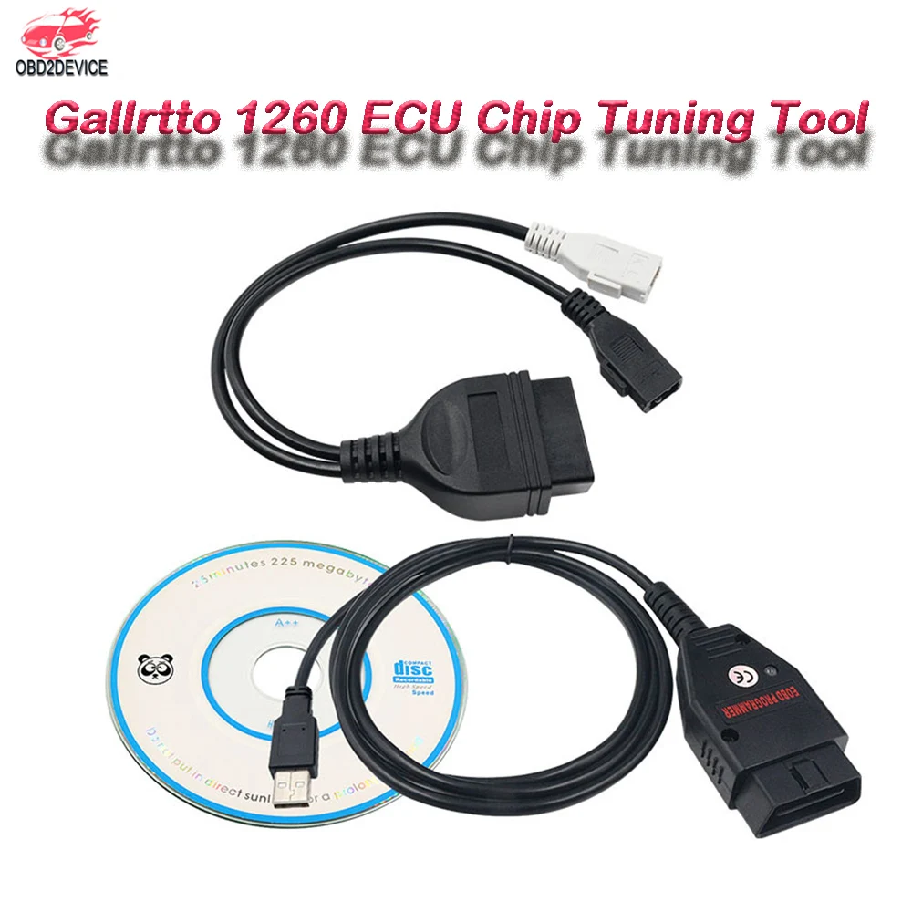 Galleto 1260 ECU Flasher EOBD/OBD2/OBDII FTDI Galletto 1260, диагностический интерфейс EOBD, Чип ECU для настройки универсальных автомобилей