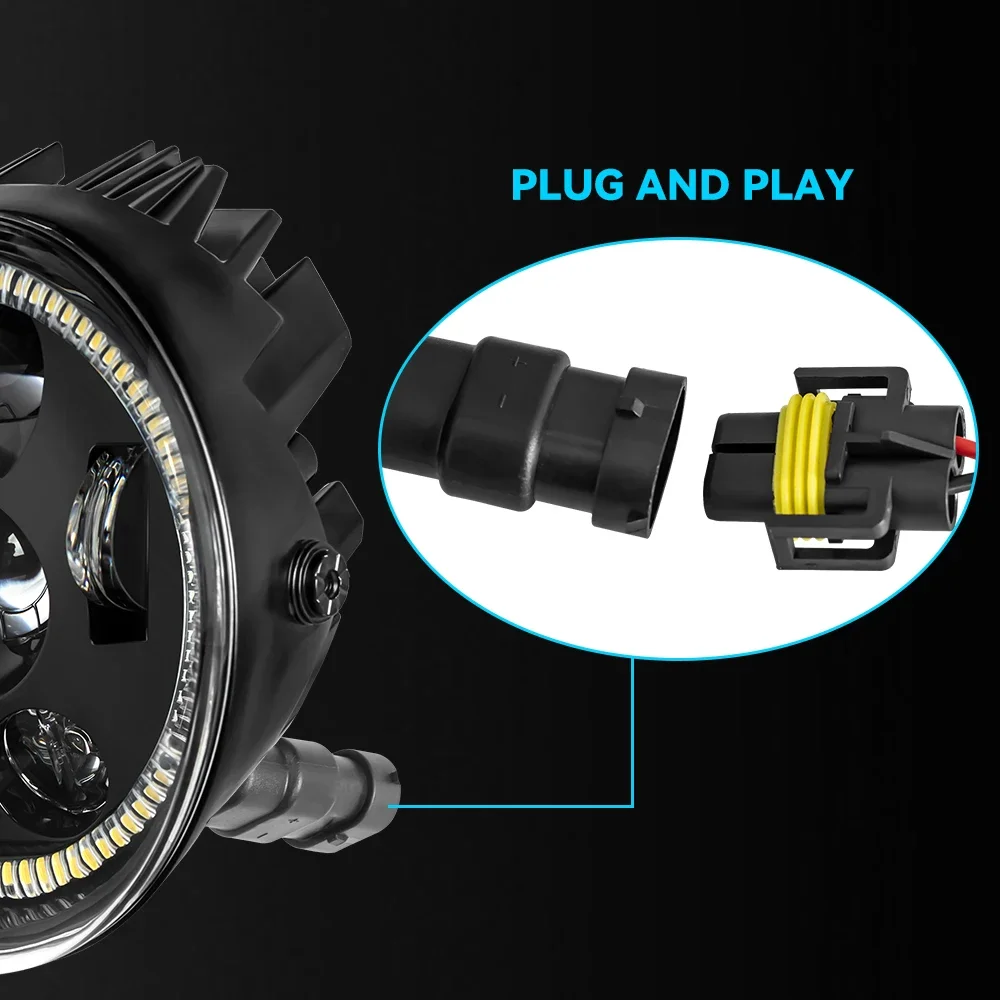 E9 мотоциклетные фары для Vrod Led Halo DRL Harley 02-16 V Rod Vrsc Vrsca Vrscdx светодиодные