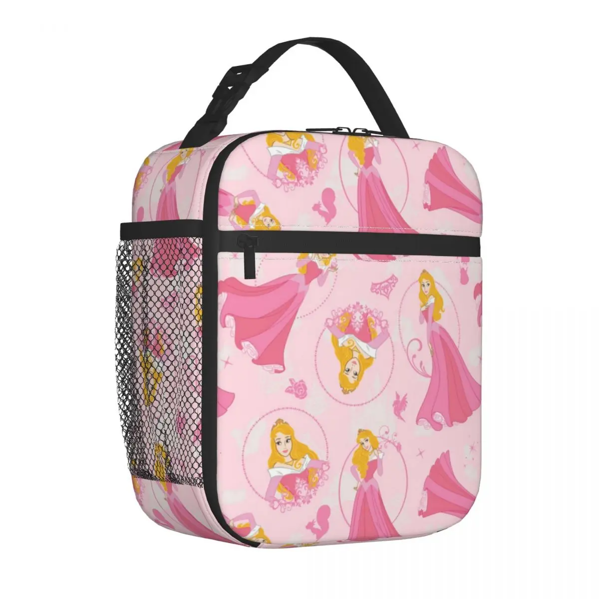 

Disney Princess Sleeping Beauty Aurora Insulated Lunch Bag Cooler Bag Reusable Leakproof Tote Lunch Box Men Women Beach Travel